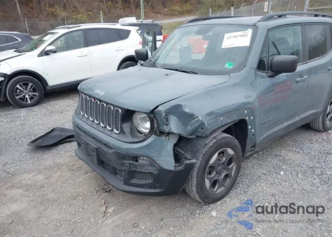 2018 Jeep Renegade Sport 4X4 from USA, damaged, VIN ZACCJBAB6JPH19710